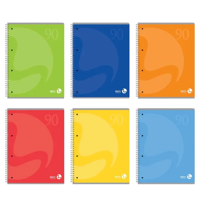 Quaderni a4 spiralati rigo 1r - 5 pezzi