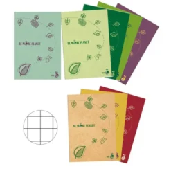 Quaderno maxi a4 quadretto mm 5 linea green 20 pezzi
