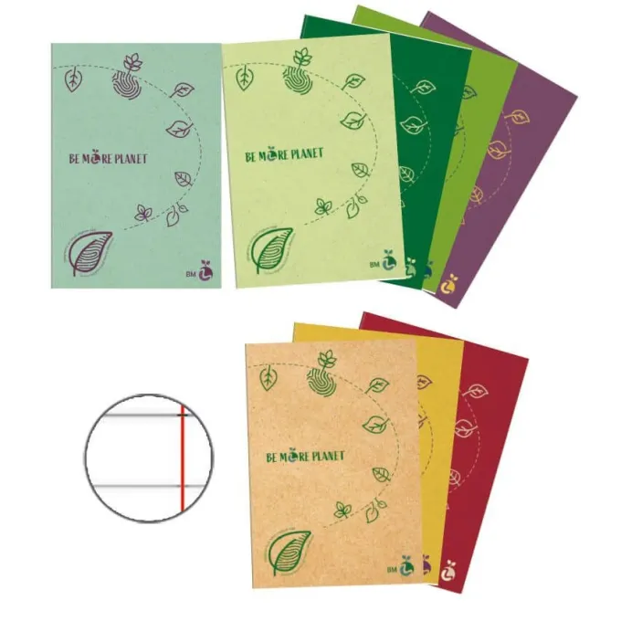 Quaderno maxi a4 rigo c linea green 20 pezzi