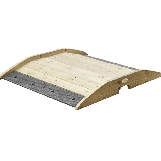 Rampa in legno per tricicli e veicoli
