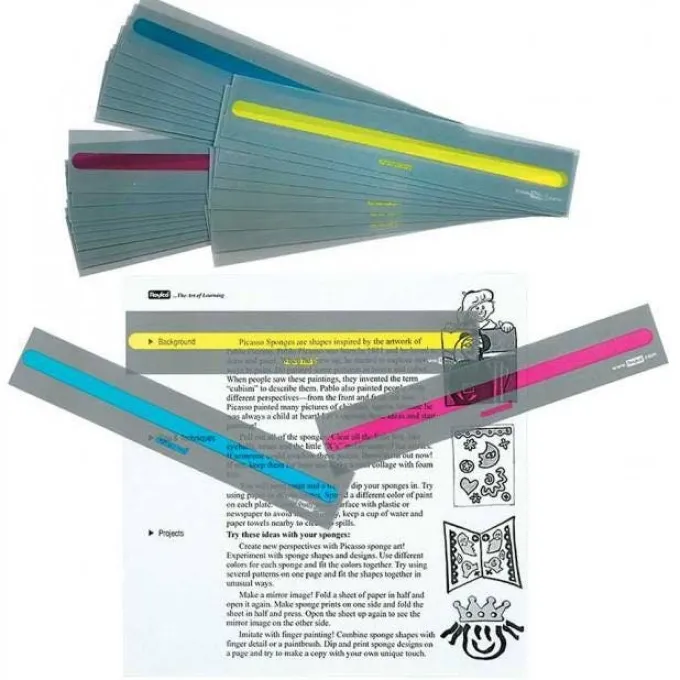 Righelli colorati per lettura