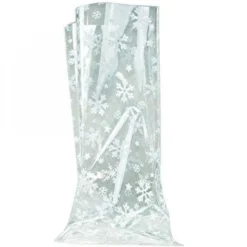 Sacchetti trasparenti decorati - natale cm 20x35 h