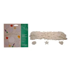Sagome di carta con semi in 3 forme - 100 pz
