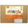 Scatole e bottiglie in legno
