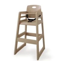 Seggiolone alto in legno