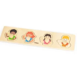 Set di 12 incastri in legno
