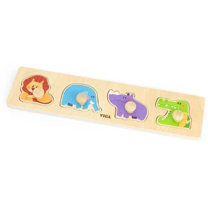 Set di 12 incastri in legno