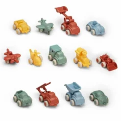 Set veicoli midi eco - 12 pezzi