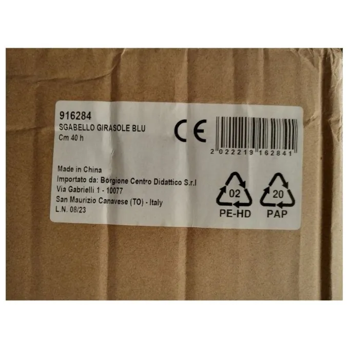 Sgabello girasole blu cm 40 h
