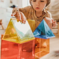 Solidi geometrici trasparenti - 12 pezzi