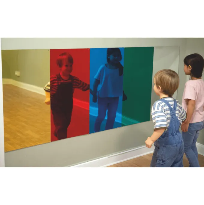 Specchi murali colorati - 5 pezzi