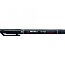 Stabilo oh pen punta media - 1 pezzo nero