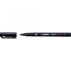 Stabilo oh pen punta media - 1 pezzo nero
