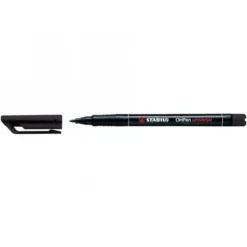 Stabilo oh pen punta superfine - 1 pezzo nero