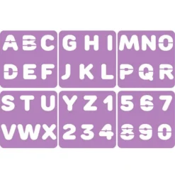 Stencil alfabeto