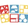 Stencil figure geometriche - 6 pezzi