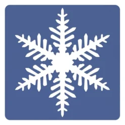 Stencil giganti - fiocchi di neve