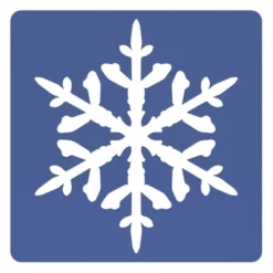 Stencil giganti - fiocchi di neve