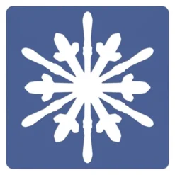 Stencil giganti - fiocchi di neve