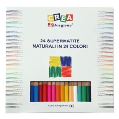 Supermatita borgione 24 pezzi in 24 colori