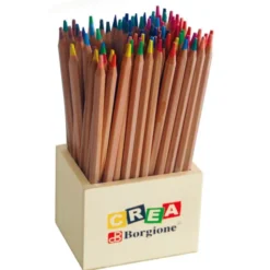Supermatita borgione 84 pezzi in 24 colori in barattolo