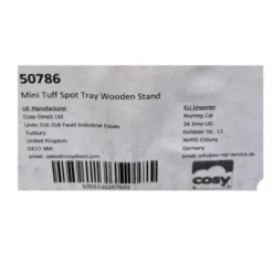 Supporto in legno per tuff tray mini