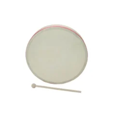 Tamburello per ritmica effetto pelle cm 22
