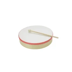 Tamburello per ritmica effetto pelle cm 22