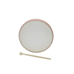 Tamburello per ritmica effetto pelle cm 25