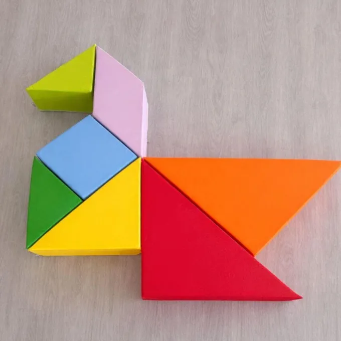 Tangram in blocchi psicomotori
