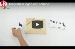 Tangram in legno con schede