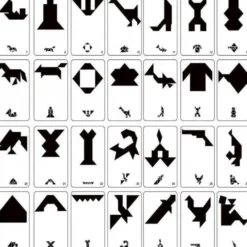 Tangram in legno con schede