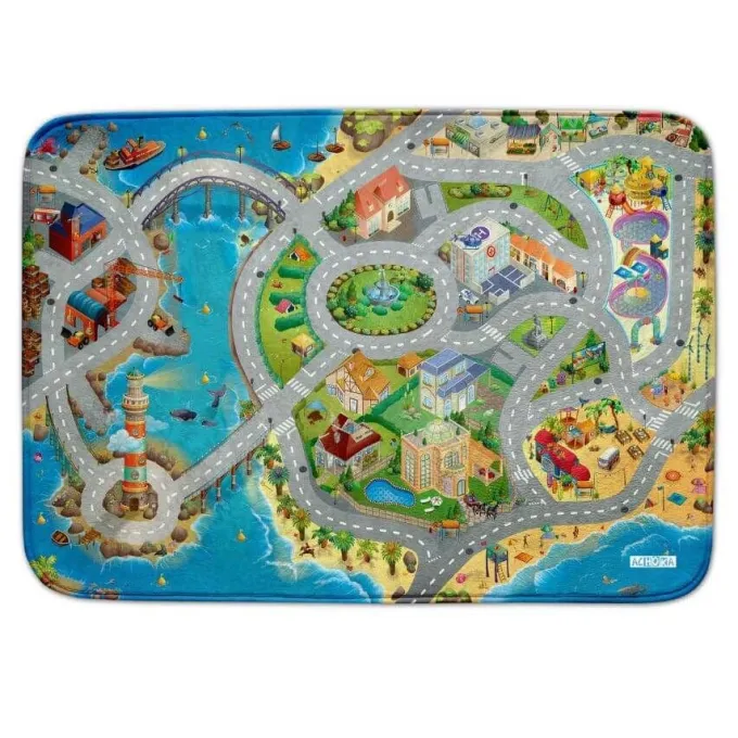 Tappeto città sul mare