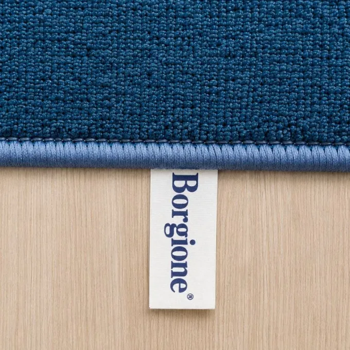 Tappeto in moquette azzurro - rettangolare