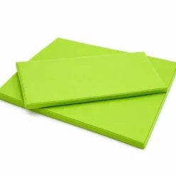 Tappeto morbido verde chiaro - cm 100x100x4 h