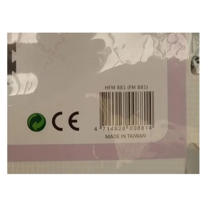 Tappeto puzzle bianco e nero
