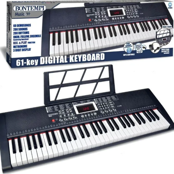 Tastiera digitale a 61 tasti - bontempi