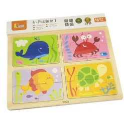 Tavola dei primi puzzle tra le onde