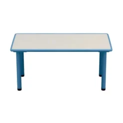 Tavolo azzurro per scuola primaria linea ergonomica