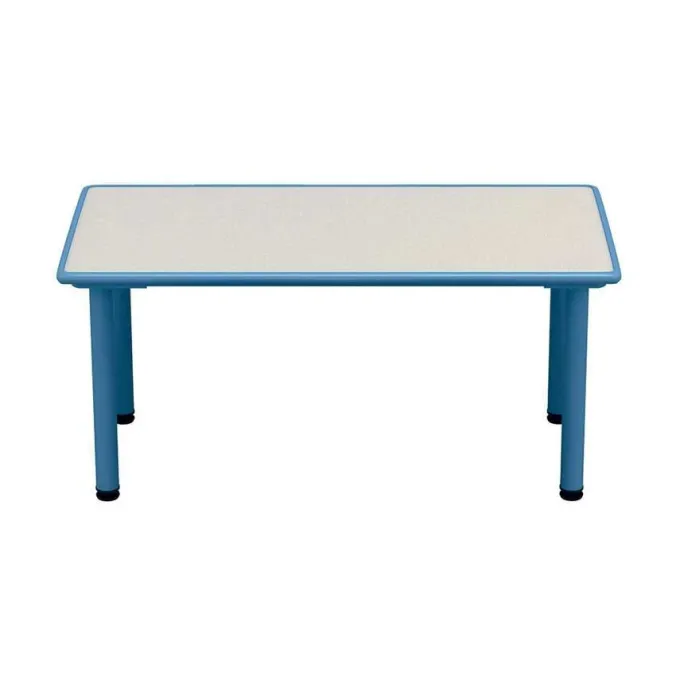 Tavolo azzurro per scuola primaria linea ergonomica
