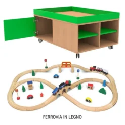 Tavolo con ferrovia