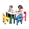 Tavolo quadrato infanzia linea colore cam con sedie