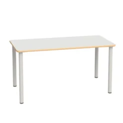 Tavolo rettangolare 160x80 cam premium - bianco latte 64h
