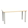 Tavolo rettangolare 130x65 cam premium - bianco latte 76h
