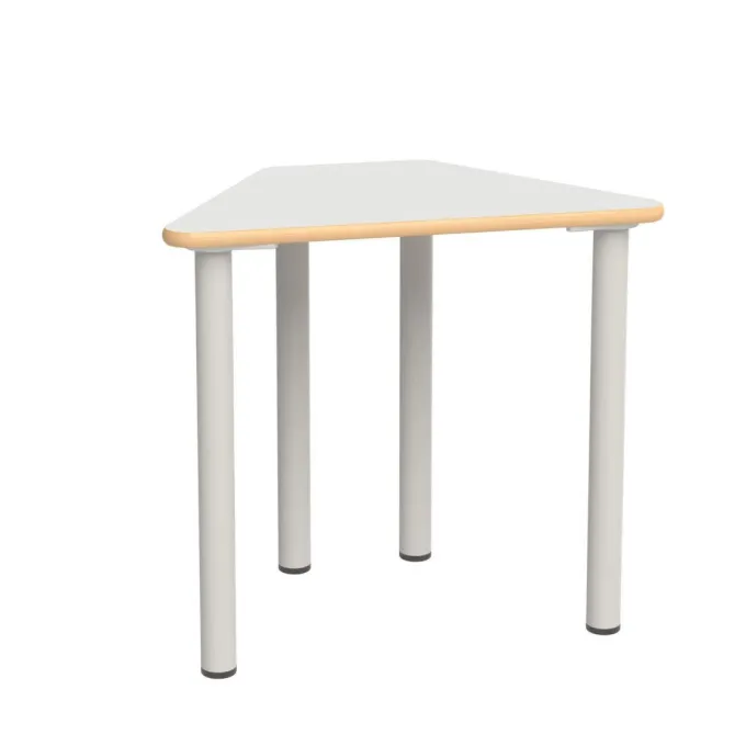 Tavolo spicchio cam premium bianco latte 71h