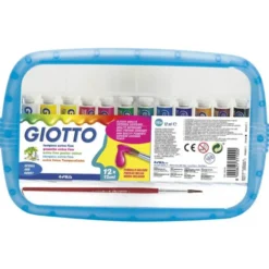 Tempera giotto - ml 12x12 tubetti colorati