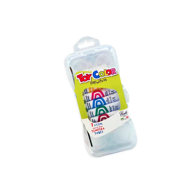 Tempera in tubetti superlavabile - 7 tubetti da 7.5 ml