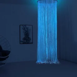 Tenda circolare di fibre ottiche
