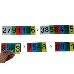 Tessere dei numeri magnetiche