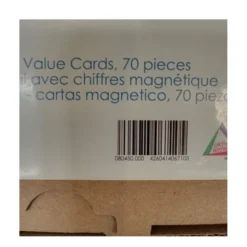 Tessere dei numeri magnetiche